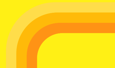 Yellow line element with organge