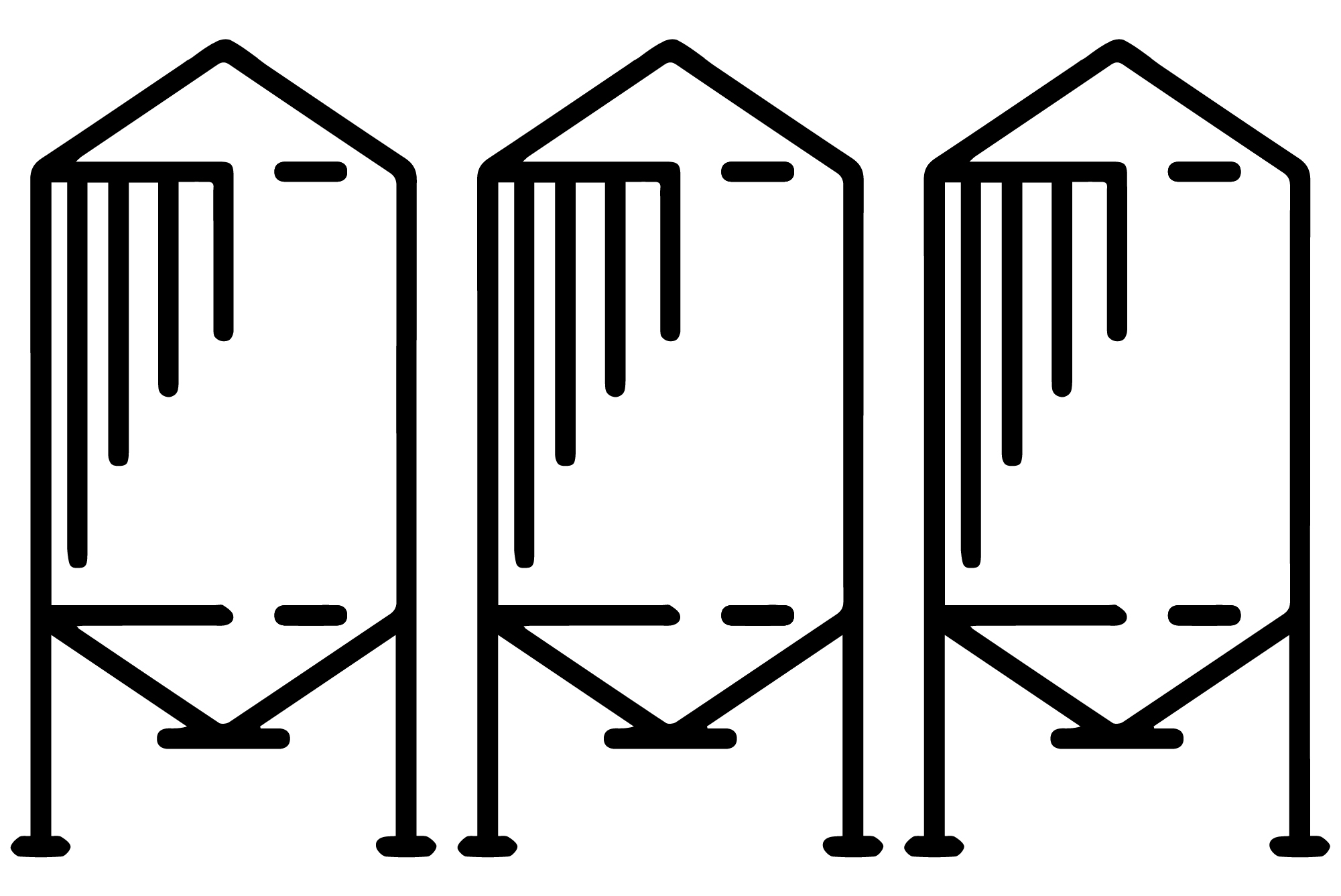 Image of silos representing exposure visibility.