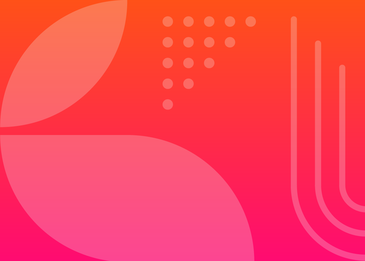 Graphic image in red and pink.